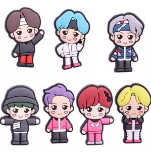 BTS 7 Crocs Charm Set